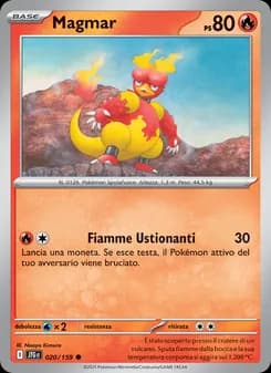 Magmar card in Italian