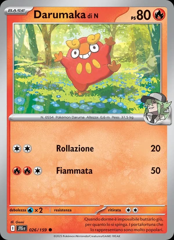 Darumaka di N card in Italian