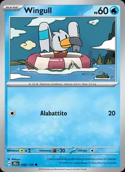 Wingull card in Italian