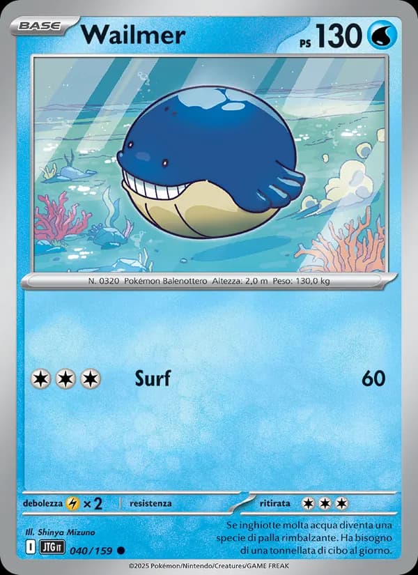 Wailmer card in Italian
