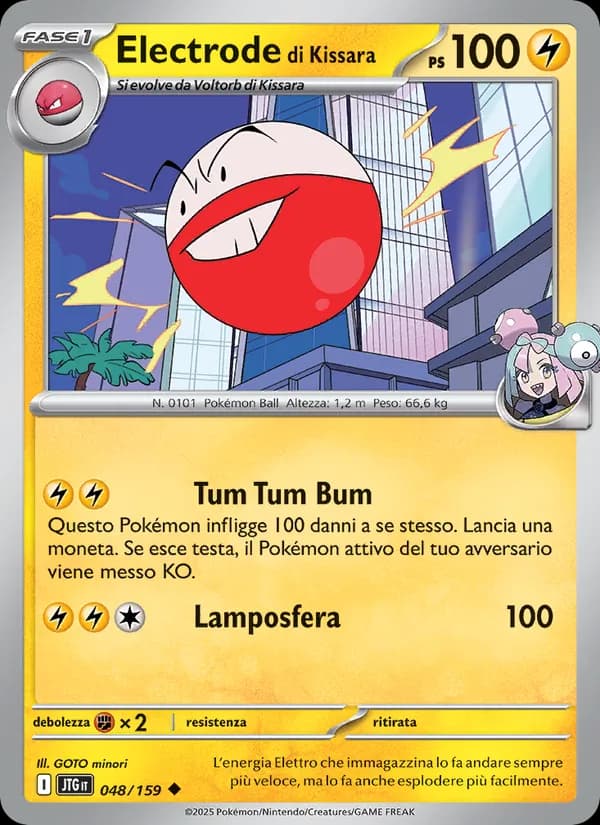 Electrode di Kissara card in Italian