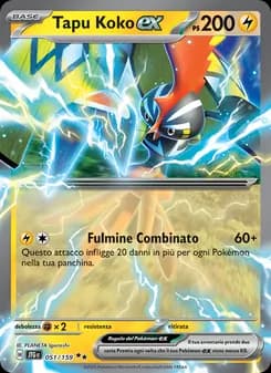 Tapu Koko-ex card in Italian