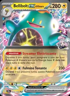 Bellibolt-ex di Kissara card in Italian