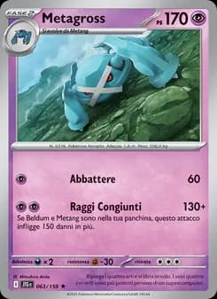 Metagross card in Italian