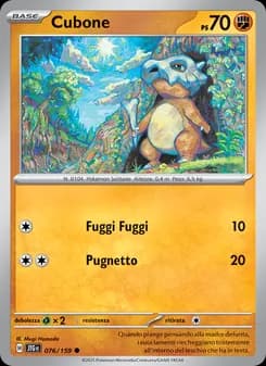 Cubone card in Italian