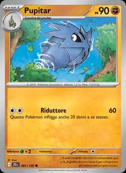 Pupitar card in Italian