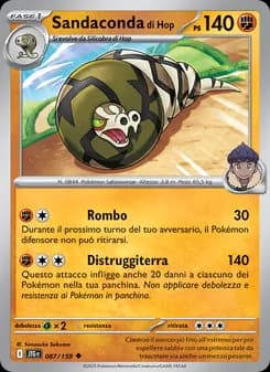 Sandaconda di Hop card in Italian
