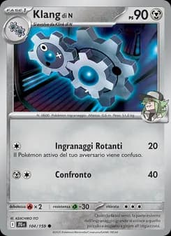 Klang di N card in Italian