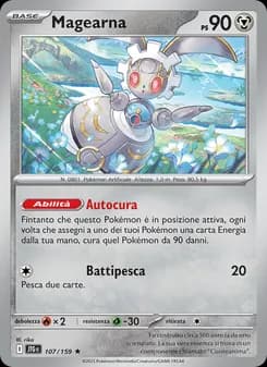 Magearna card in Italian