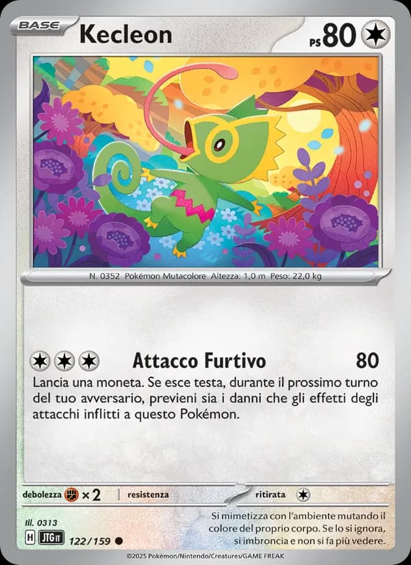 Kecleon card in Italian