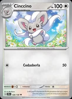 Cinccino card in Italian