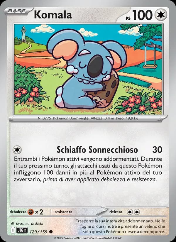 Komala card in Italian