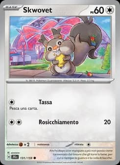 Skwovet card in Italian