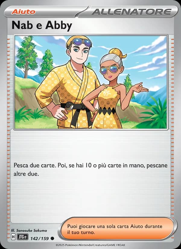Nab e Abby card in Italian