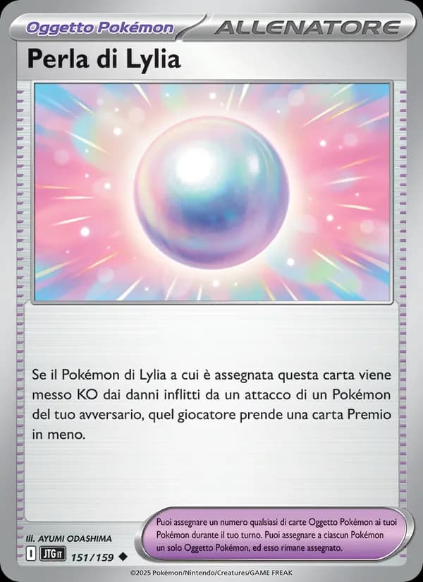 Perla di Lylia card in Italian