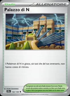 Palazzo di N card in Italian
