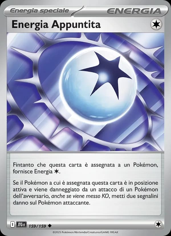 Energia Appuntita card in Italian