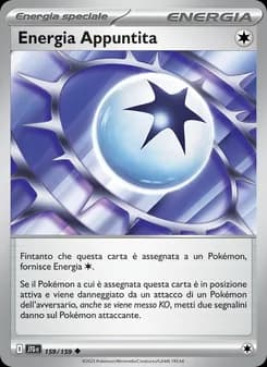 Energia Appuntita card in Italian