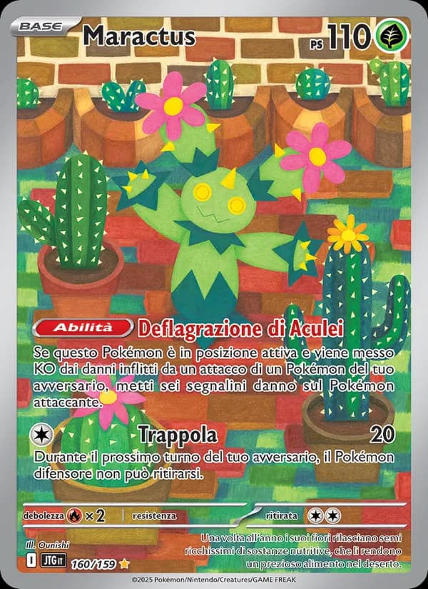 Maractus card in Italian