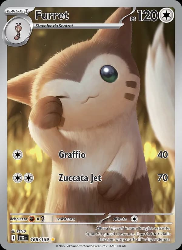 Furret card in Italian