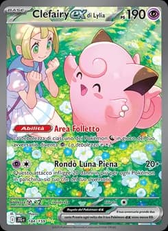 Clefairy-ex di Lylia card in Italian