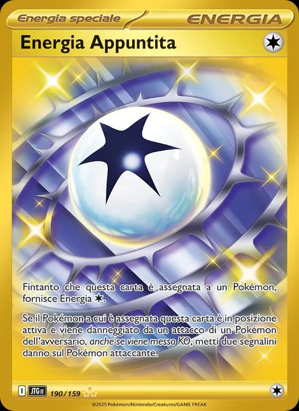 Energia Appuntita card in Italian