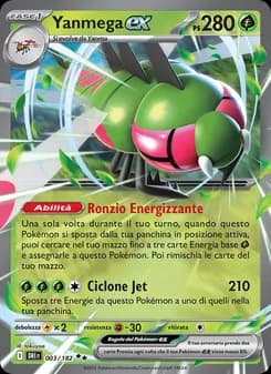 Yanmega-ex card in Italian