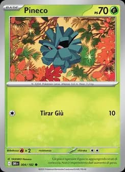 Pineco card in Italian