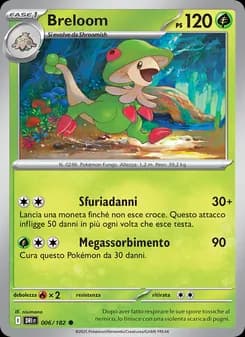 Breloom card in Italian