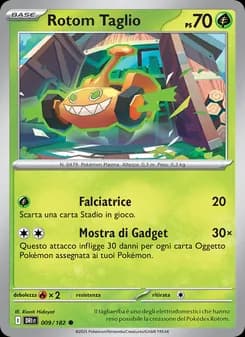 Rotom Taglio card in Italian