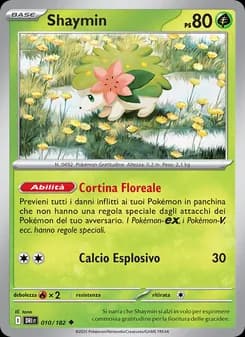 Shaymin card in Italian