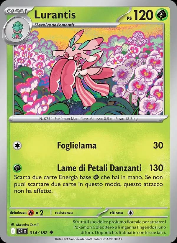 Lurantis card in Italian