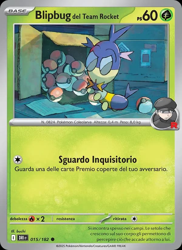 Blipbug del Team Rocket card in Italian