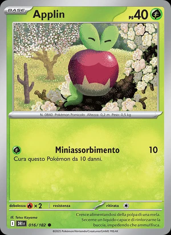 Applin card in Italian