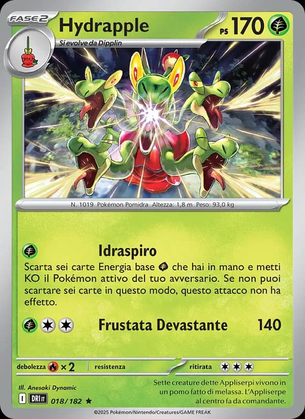 Hydrapple card in Italian