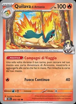 Quilava di Armonio card in Italian