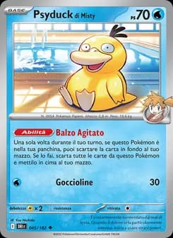 Psyduck di Misty card in Italian