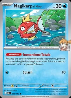 Magikarp di Misty card in Italian