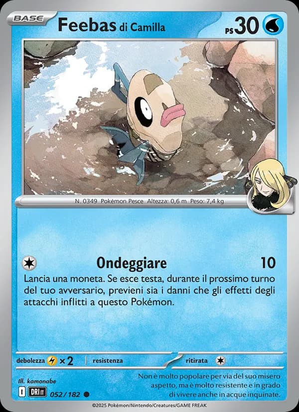 Feebas di Camilla card in Italian
