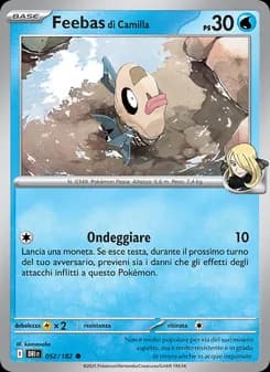 Feebas di Camilla card in Italian