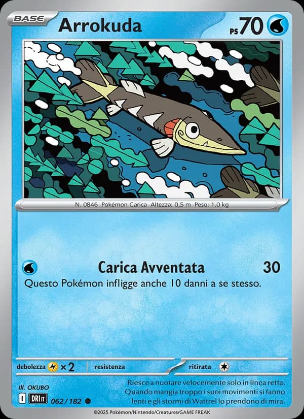 Arrokuda card in Italian