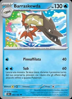 Barraskewda card in Italian