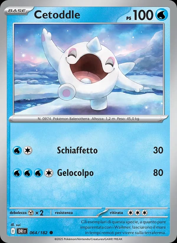 Cetoddle card in Italian