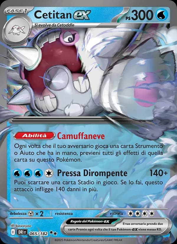 Cetitan-ex card in Italian