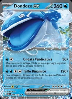 Dondozo-ex card in Italian