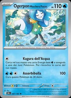 Ogerpon Maschera Pozzo card in Italian