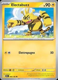 Electabuzz card in Italian