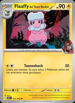 Flaaffy del Team Rocket card in Italian