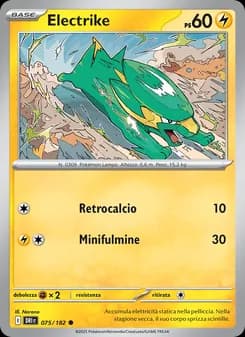 Electrike card in Italian
