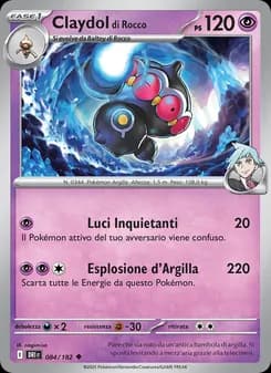 Claydol di Rocco card in Italian